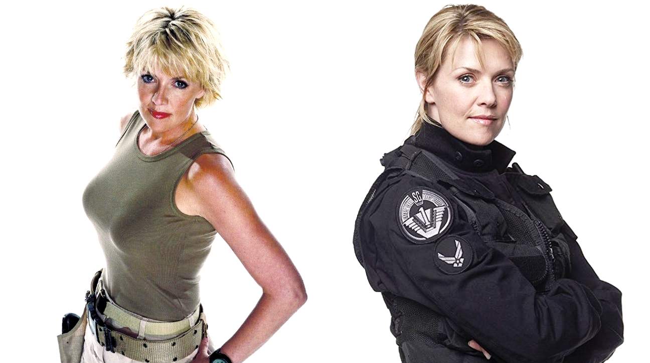 В топ попали 2 главные героини Stargate SG-1 Samantha Carter и Vala Mal Dor...